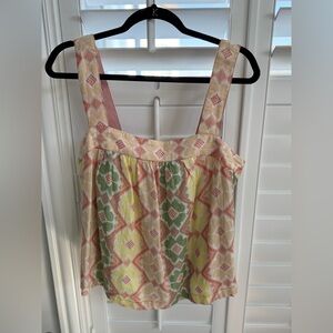Anthropologie Patterned Sleeveless Top